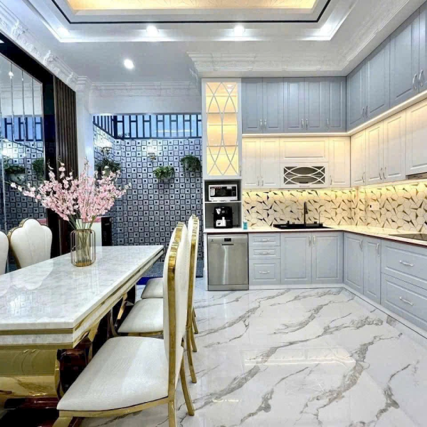 Nhà 6x16  phong cách cổ điển gốc 2MT